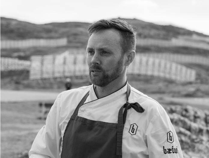 Chef Eirik Bæivi. Photo.