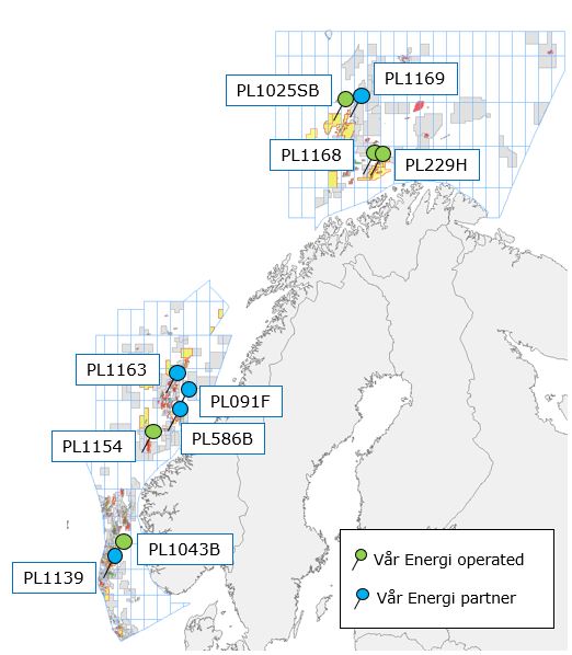 Vår Energi awarded 10 new NCS licenses