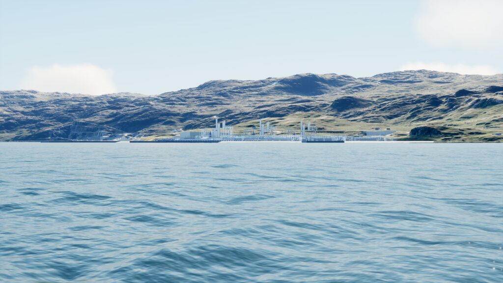 Illustration of Barents Blue concept in Hammerfest